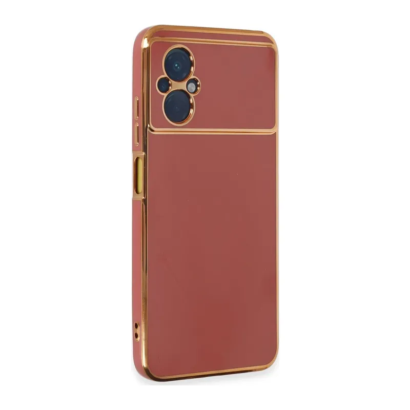 Xiaomi Poco M5 Kılıf Volet Silikon - Kırmızı