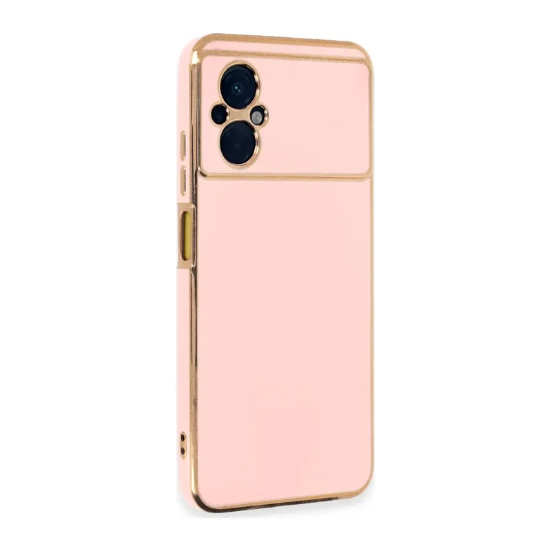 Xiaomi Poco M5 Kılıf Volet Silikon - Pembe