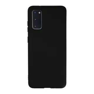 Samsung Galaxy S20 Kılıf Nano içi Kadife Silikon - Siyah