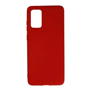 Samsung Galaxy S20 Plus Kılıf Nano içi Kadife Silikon - Kırmızı