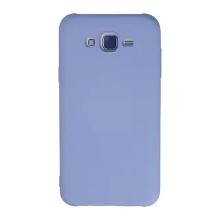 Samsung Galaxy J7 Kılıf Nano içi Kadife Silikon - Lila