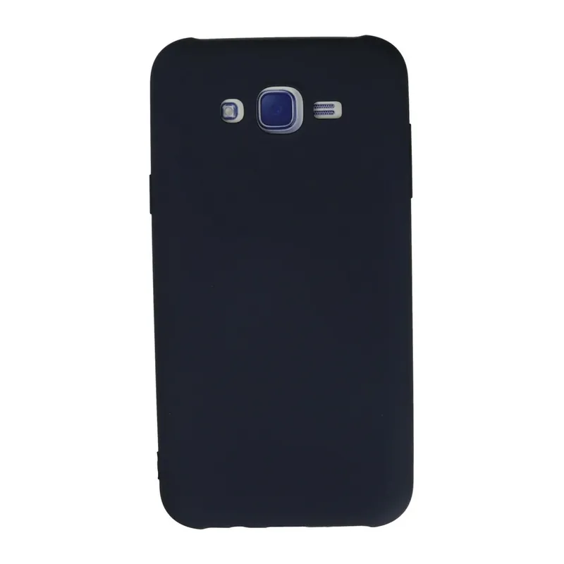 Samsung Galaxy J7 Kılıf Nano içi Kadife Silikon - Lacivert