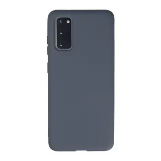 Samsung Galaxy S20 Kılıf Nano içi Kadife Silikon - Gri