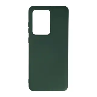 Samsung Galaxy S20 Ultra Kılıf Nano içi Kadife Silikon - Koyu Yeşil