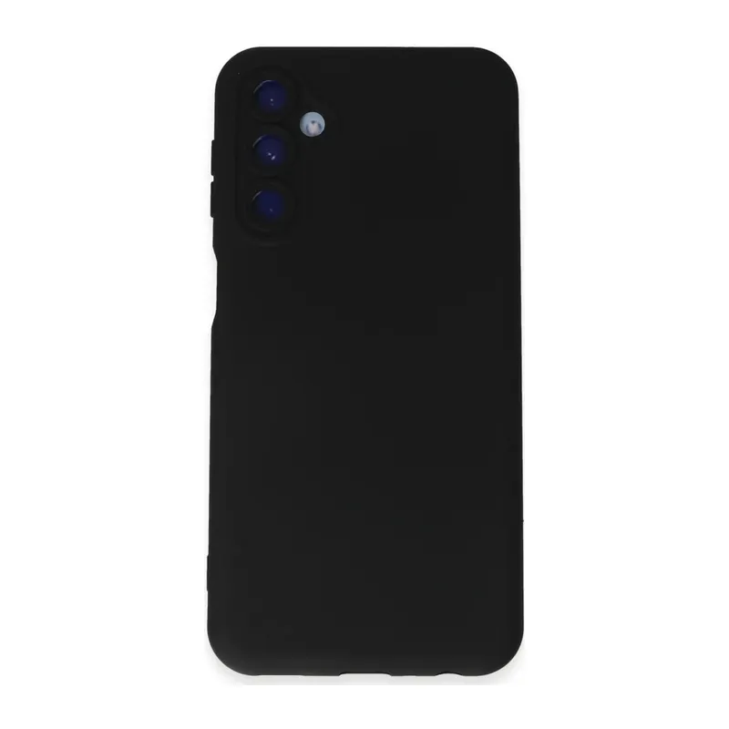 Samsung Galaxy M14 5G Kılıf Nano içi Kadife Silikon - Siyah