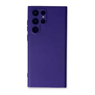 Samsung Galaxy S23 Ultra Kılıf Nano içi Kadife Silikon - Mor
