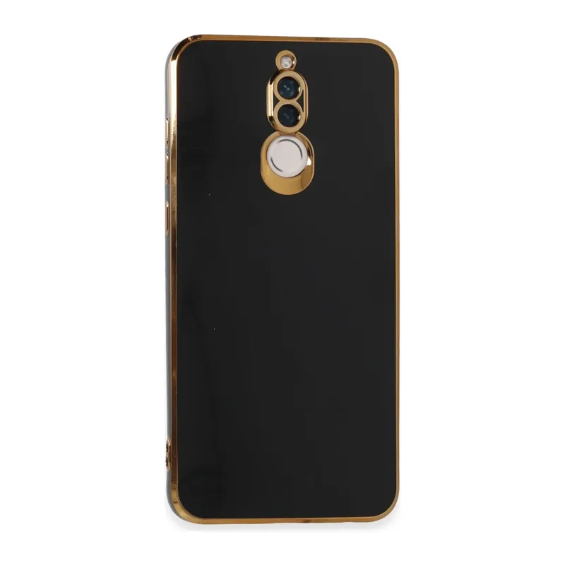 Huawei Mate 10 Lite Kılıf Volet Silikon - Siyah