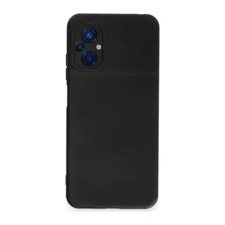 Xiaomi Poco M5 Kılıf Nano içi Kadife Silikon - Siyah