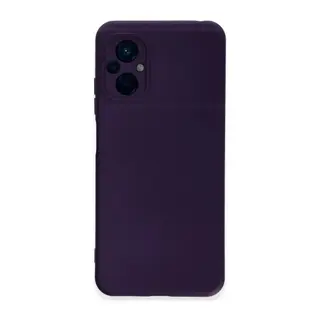 Xiaomi Poco M5 Kılıf Nano içi Kadife Silikon - Mor