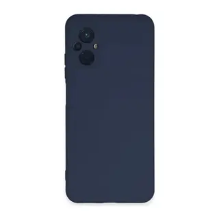 Xiaomi Poco M5 Kılıf Nano içi Kadife Silikon - Lacivert