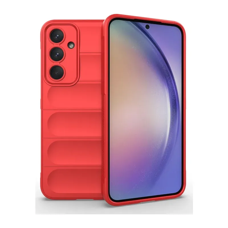 Samsung Galaxy M14 5G Kılıf Optimum Silikon - Kırmızı