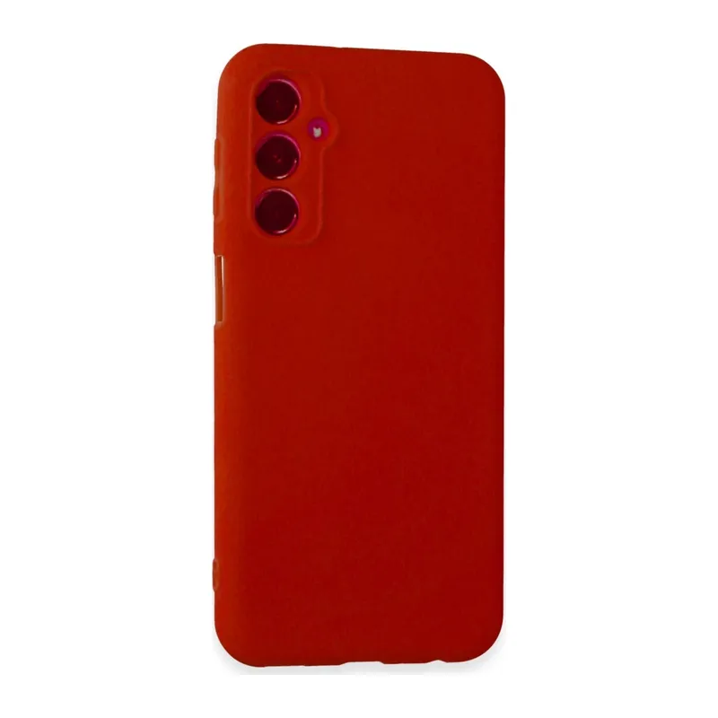 Samsung Galaxy M34 5G Kılıf First Silikon - Kırmızı