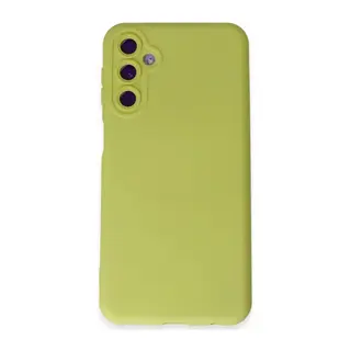 Samsung Galaxy M34 5G Kılıf Nano içi Kadife Silikon - Sarı