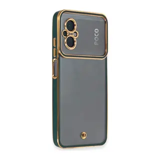 Xiaomi Poco M5 Kılıf Liva Lens Silikon - Yeşil