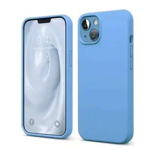 Apple iPhone 14 Kılıf First Silikon - Mavi