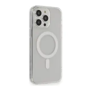Apple iPhone 14 Pro Kılıf Matte Şeffaf Magneticsafe - Şeffaf