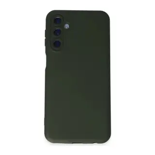 Samsung Galaxy M34 5G Kılıf Nano içi Kadife Silikon - Koyu Yeşil