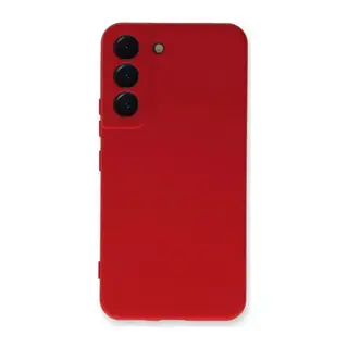 Samsung Galaxy S23 Kılıf Nano içi Kadife Silikon - Kırmızı