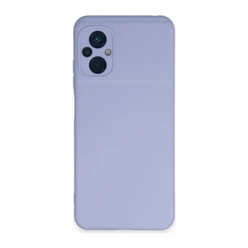 Xiaomi Poco M5 Kılıf Nano içi Kadife Silikon - Lila