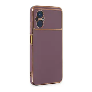 Xiaomi Poco M5 Kılıf Volet Silikon - Mor