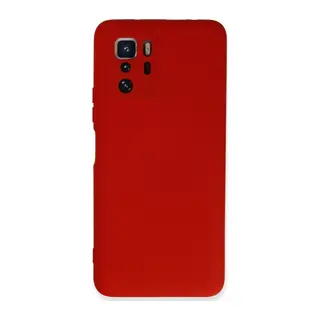 Xiaomi Poco X3 GT Kılıf Nano içi Kadife Silikon - Kırmızı