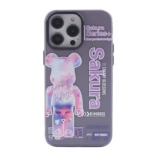 Apple iPhone 14 Pro Kılıf Prada Desenli Kapak - Prada Mor - 1