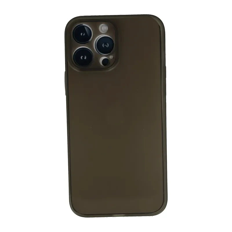 Apple iPhone 13 Pro Kılıf PP Ultra İnce Kapak - Gri