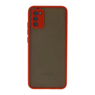 Samsung Galaxy A03S Kılıf Montreal Silikon Kapak - Kırmızı