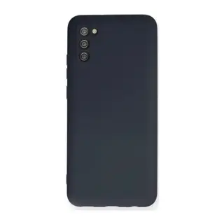 Samsung Galaxy A03S Kılıf Nano içi Kadife Silikon - Lacivert