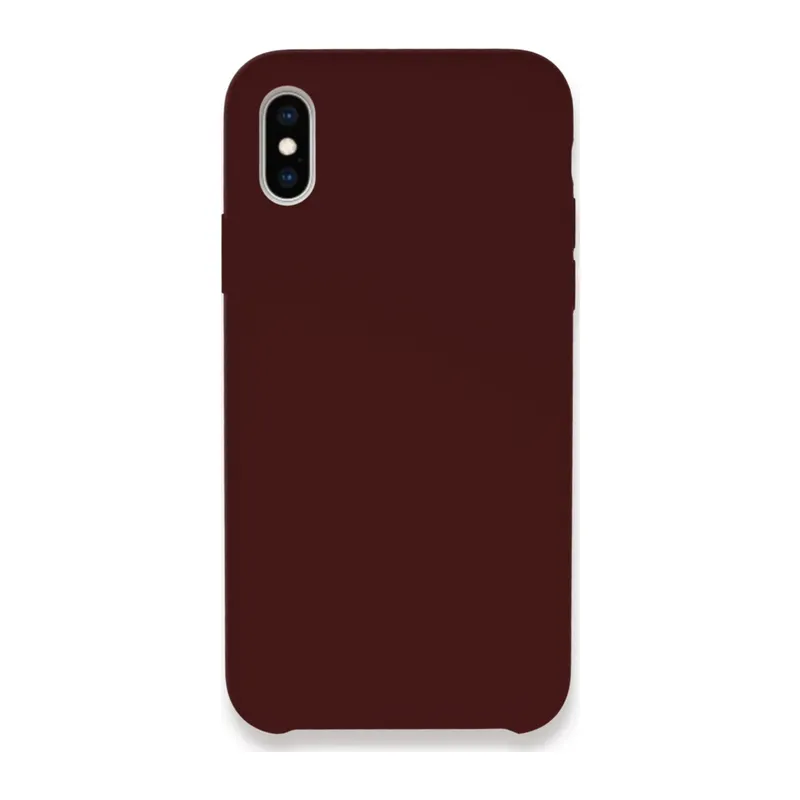Apple iPhone XS Max Kılıf Lansman Legant Silikon - Bordo