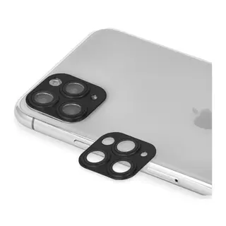 Apple iPhone 11 Pro Max Pers Alüminyum Kamera Lens - Siyah