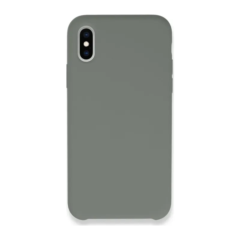 Apple iPhone XS Max Kılıf Lansman Legant Silikon - Gri