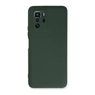 Xiaomi Poco X3 GT Kılıf Nano içi Kadife Silikon - Koyu Yeşil