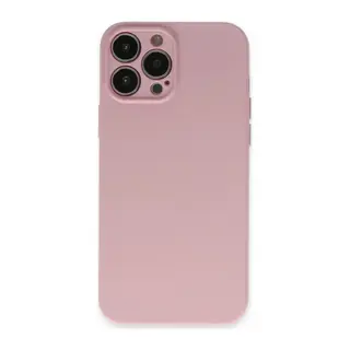 Apple iPhone 13 Pro Kılıf Nano içi Kadife Silikon - Pembe