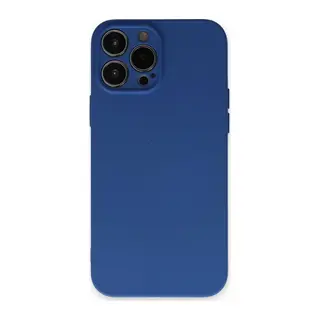 Apple iPhone 13 Pro Kılıf Nano içi Kadife Silikon - Lacivert