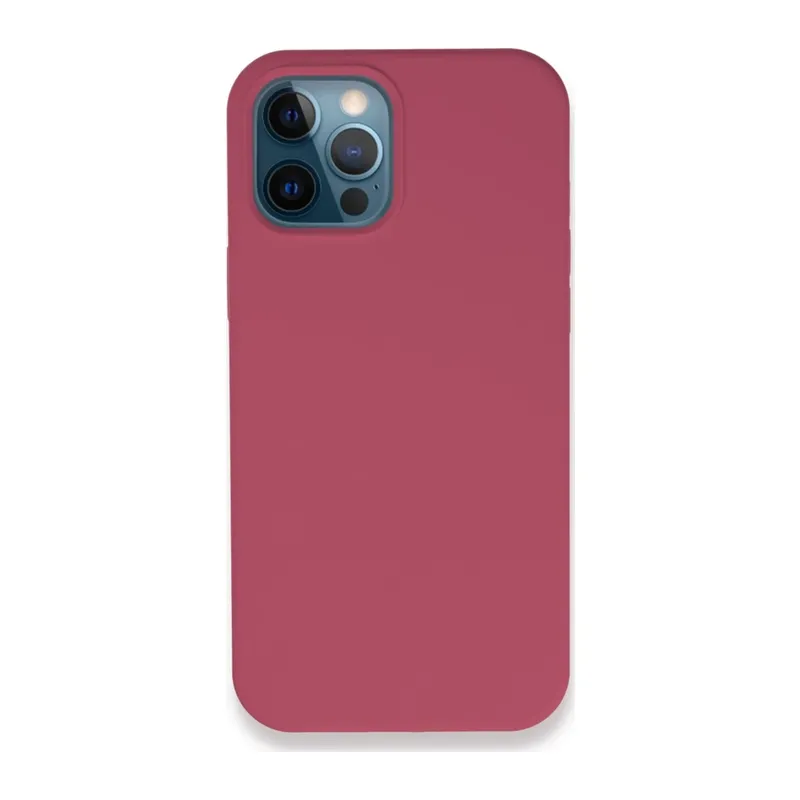 Apple iPhone 12 Pro Kılıf Lansman Legant Silikon - Fuşya