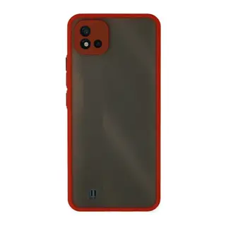 Realme C11 2021 Kılıf Montreal Silikon Kapak - Kırmızı