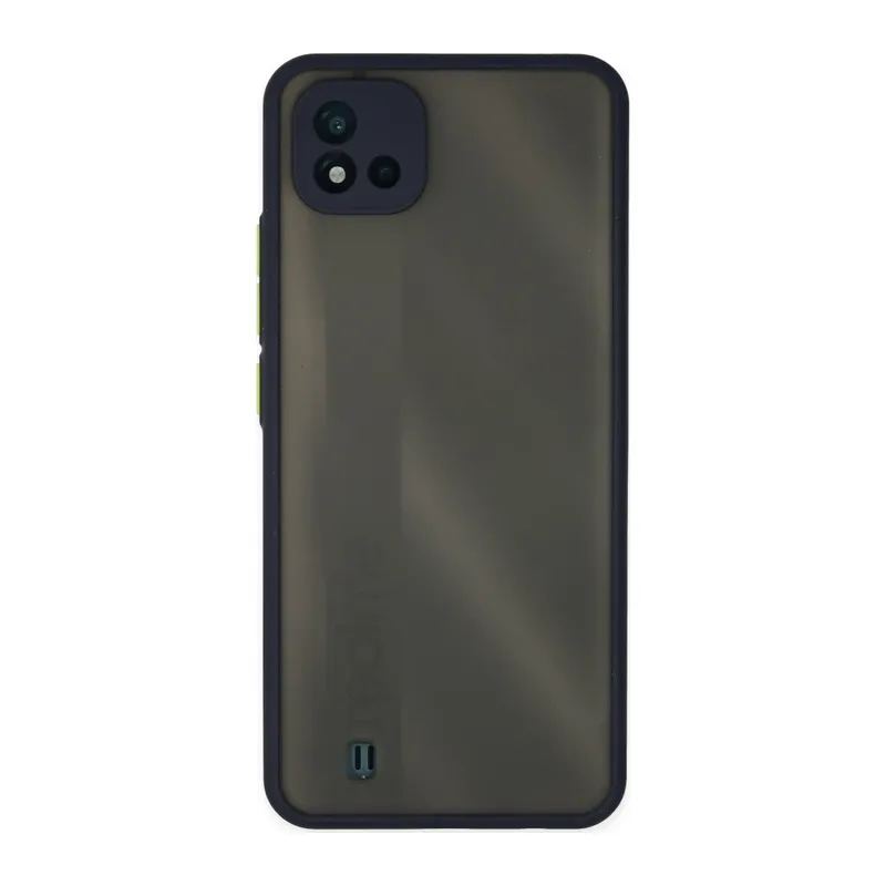 Realme C11 2021 Kılıf Montreal Silikon Kapak - Lacivert