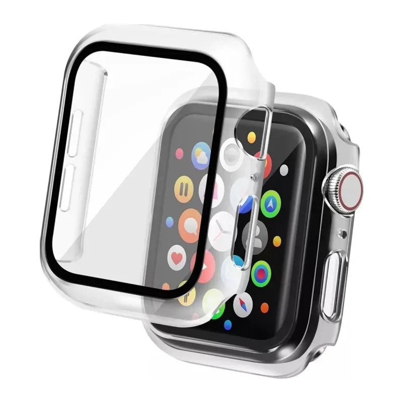 Apple Watch Ultra 49mm Camlı Kasa Ekran Koruyucu - Şeffaf