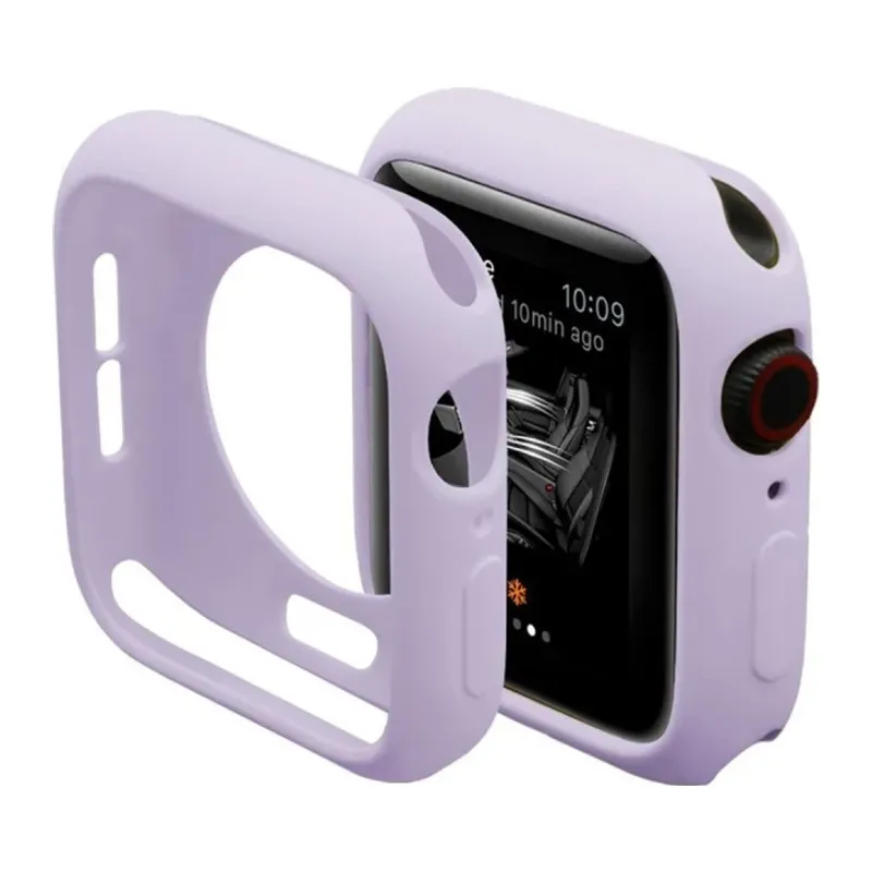 Apple Watch 38mm Silikon Alt Kasa - Lila