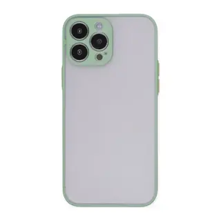 Apple iPhone 13 Pro Max Kılıf Montreal Silikon Kapak - Turkuaz