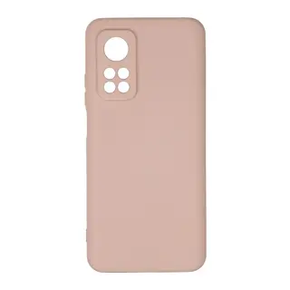 Xiaomi Mi 10T Kılıf Nano içi Kadife Silikon - Pudra