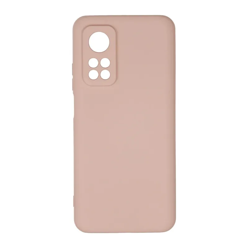 Xiaomi Mi 10T Kılıf Nano içi Kadife Silikon - Pudra