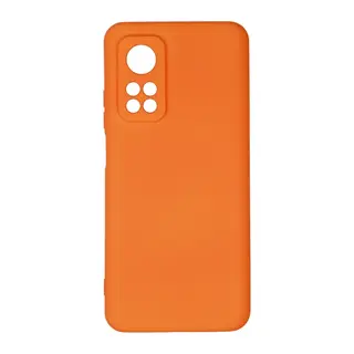 Xiaomi Mi 10T Kılıf Nano içi Kadife Silikon - Turuncu