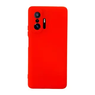 Xiaomi Mi 11T Pro Kılıf Nano içi Kadife Silikon - Kırmızı