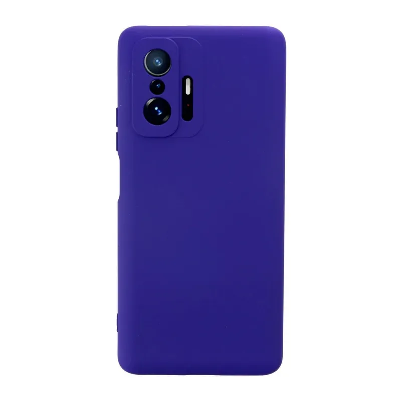 Xiaomi Mi 11T Pro Kılıf Nano içi Kadife Silikon - Mor