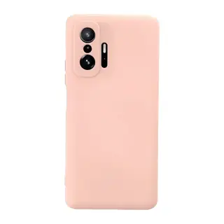 Xiaomi Mi 11T Pro Kılıf Nano içi Kadife Silikon - Pudra