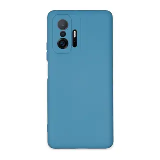 Xiaomi Mi 11T Pro Kılıf Nano içi Kadife Silikon - Mavi