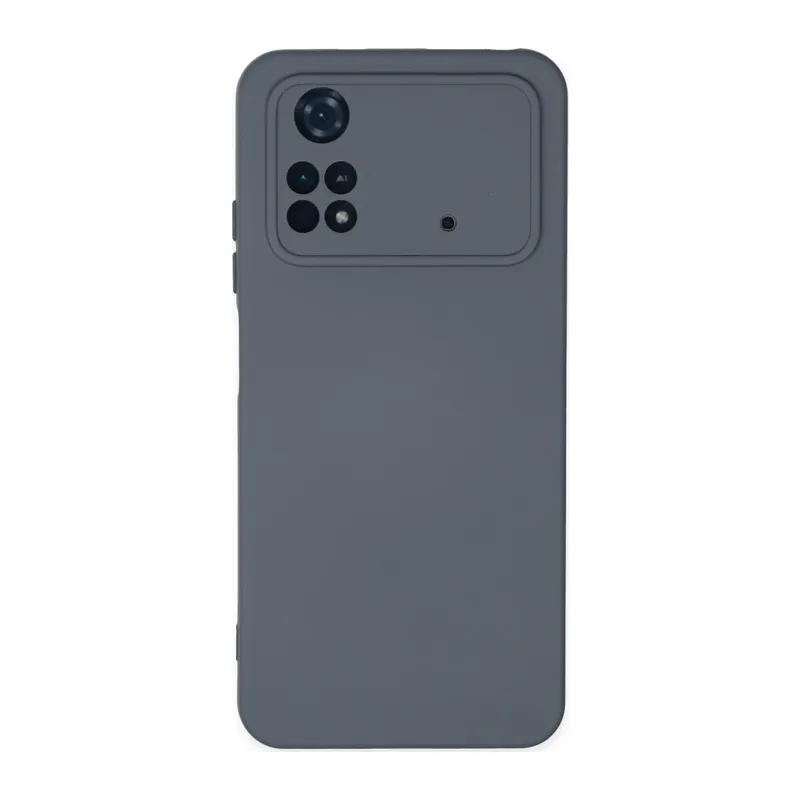 Xiaomi Poco M4 Pro 4G Kılıf Nano içi Kadife Silikon - Gri