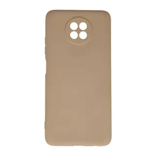 Xiaomi Redmi Note 9 5G Kılıf Nano içi Kadife Silikon - Bej